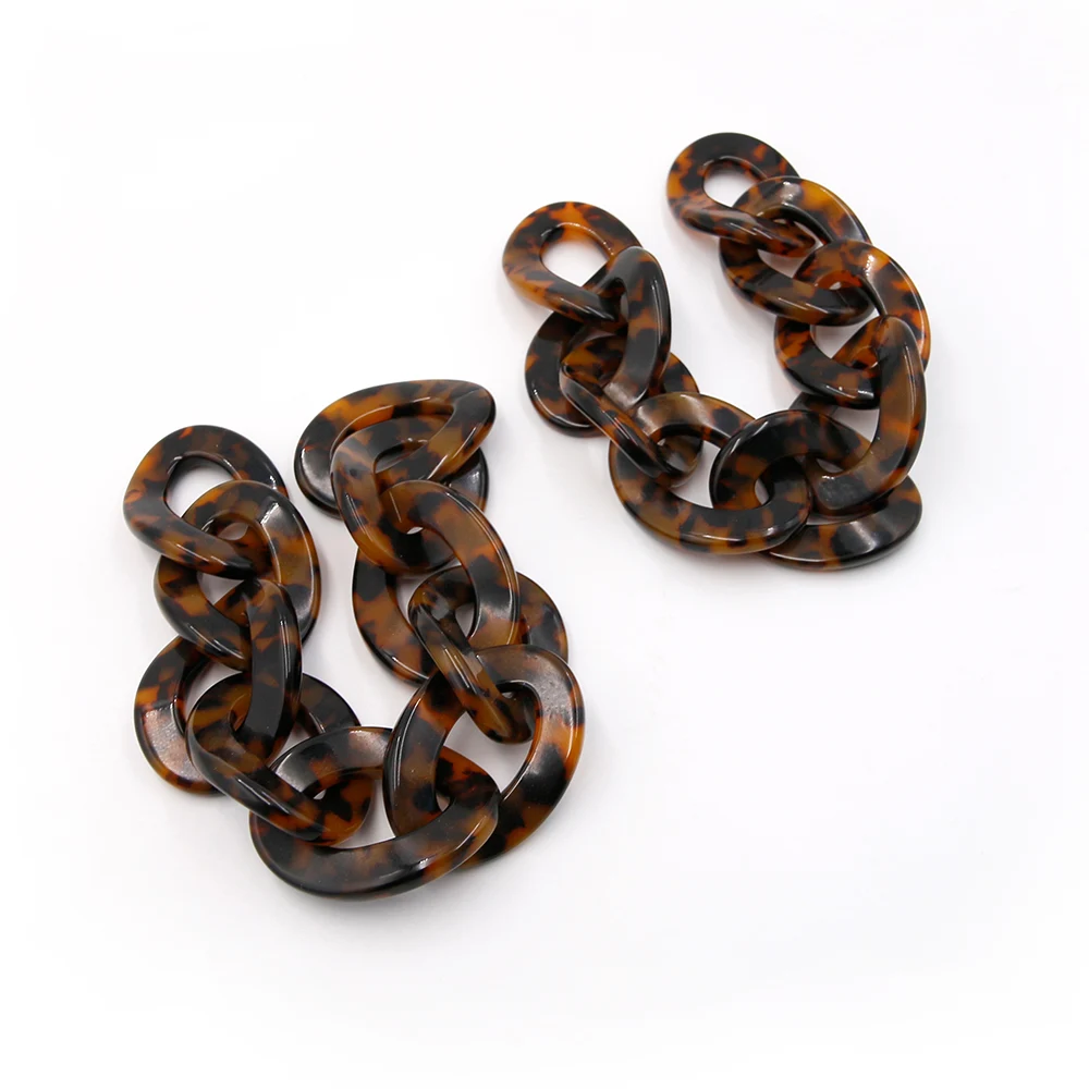 Klassische glatte elliptische Ringacetat -Beutelkette