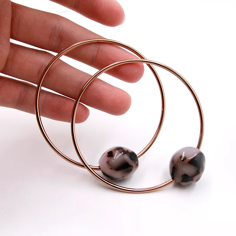 Rose Gold-toned Infinity Hoop Bracelet