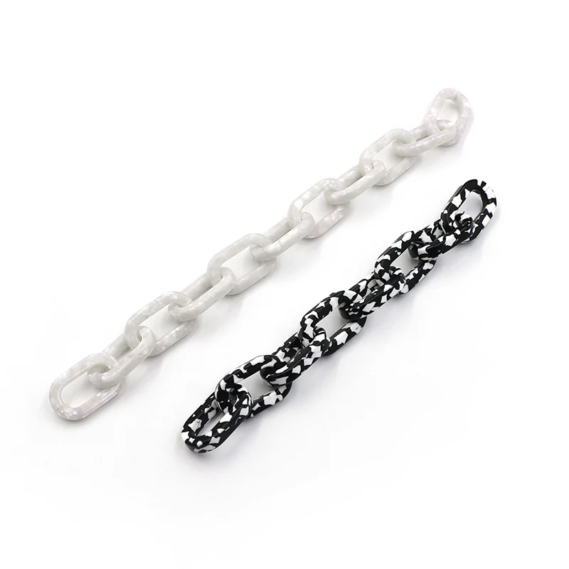Pearlescent und Black Chain Griffe Set